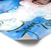 Kleines rotes Flugzeug Poster (Ecke)