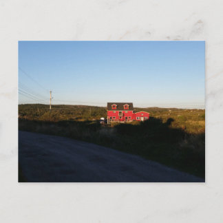 Kleines rotes Haus Postkarte