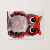 Kleines Rotes Owl Puzzle (Horizontal)