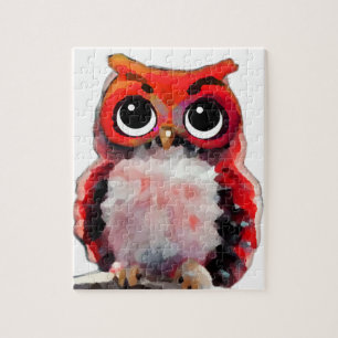 Kleines Rotes Owl Puzzle