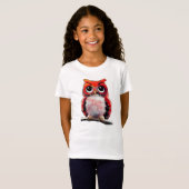 Kleines Rotes Owl T-Shirt (Vorne ganz)