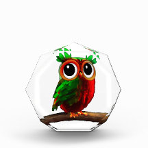 Kleines Rotes und Grünes Owl