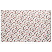 Kleines rotes Vogelfliegen, Sitzen, Stoff (Fat Quarter (45,7 x 55,9 cm))