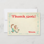 Kleines Rotkäppchen danken Ihnen zu merken Einladung (Vorderseite)