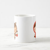 Kleines Rotkäppchen-Mädchen Kaffeetasse (Mittel)