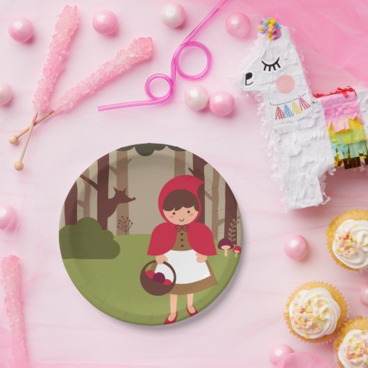 Kleines Rotkäppchen Pappteller (Party)