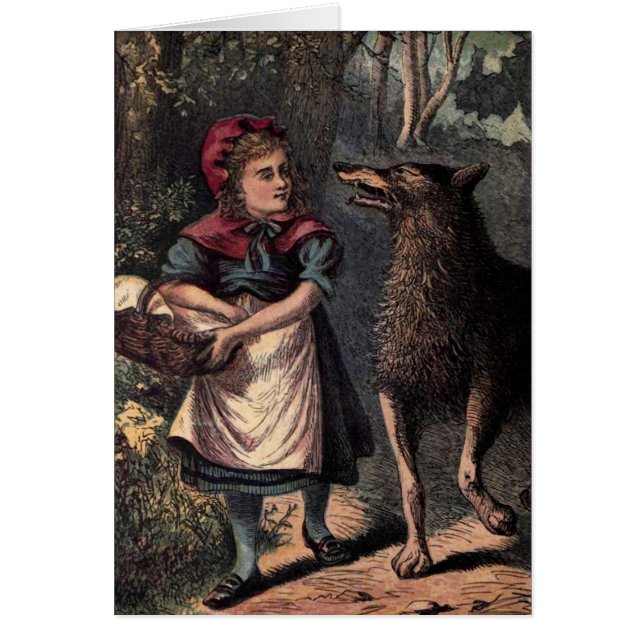 Kleines Rotkäppchen und Wolf (Vorne)