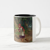 Kleines Rotkäppchen Zweifarbige Tasse (VorderseiteRechts)
