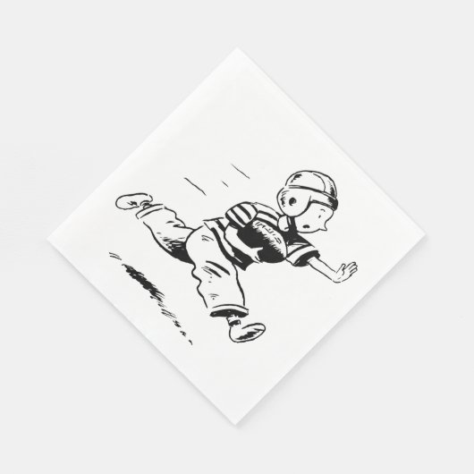 Kleines, rücklaufendes Papier Napkins Serviette (Ecke)