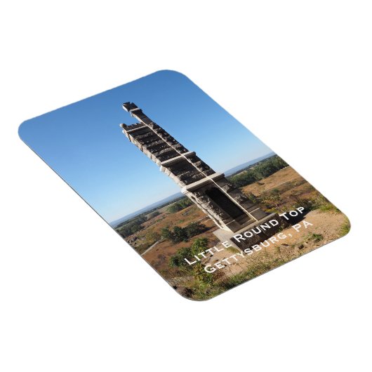 Kleines Runder Top in Gettysburg PA Magnet (Rechte Seite)