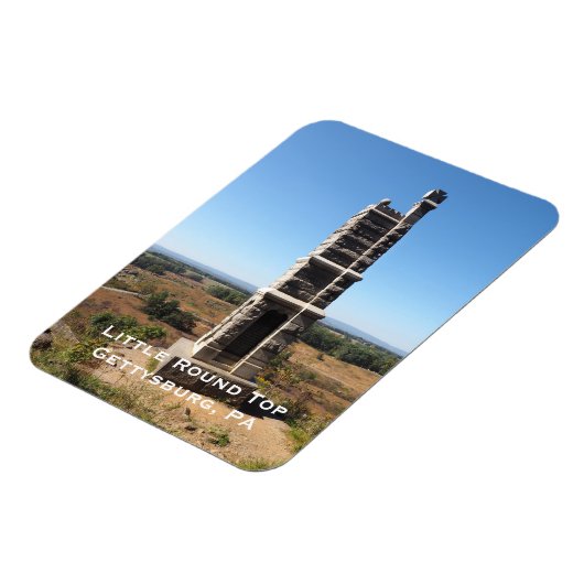 Kleines Runder Top in Gettysburg PA Magnet (Linke Seite)