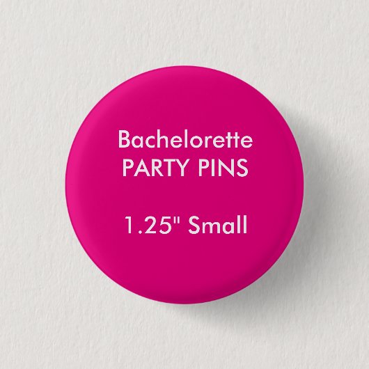 Kleines rundes Junggeselinnen-Abschieds-Button der Button (Vorderseite)