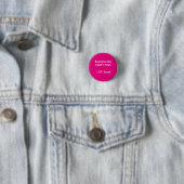 Kleines rundes Junggeselinnen-Abschieds-Button der Button (Beispiel)