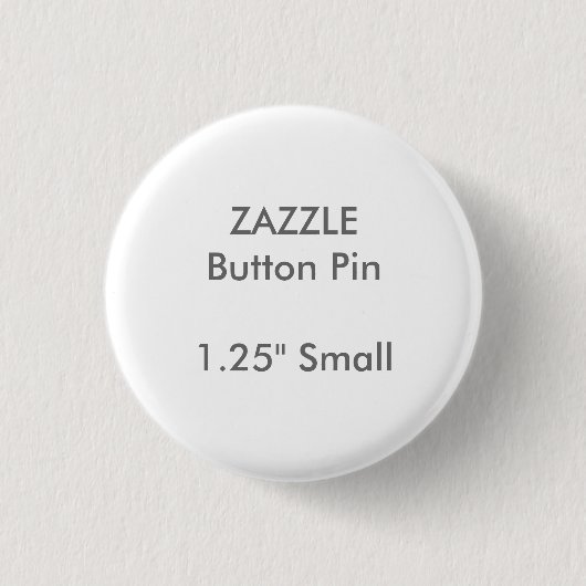 Kleines rundes Knopf-Button ZAZZLE Button (Vorderseite)