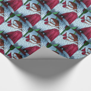 KLEINES SANTA-MAUSverpackungspapier Geschenkpapier