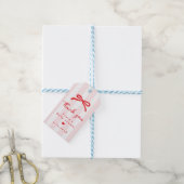 Kleines Schatz Roter Bogen Valentinstag Danke Geschenkanhänger (Mit Garn)