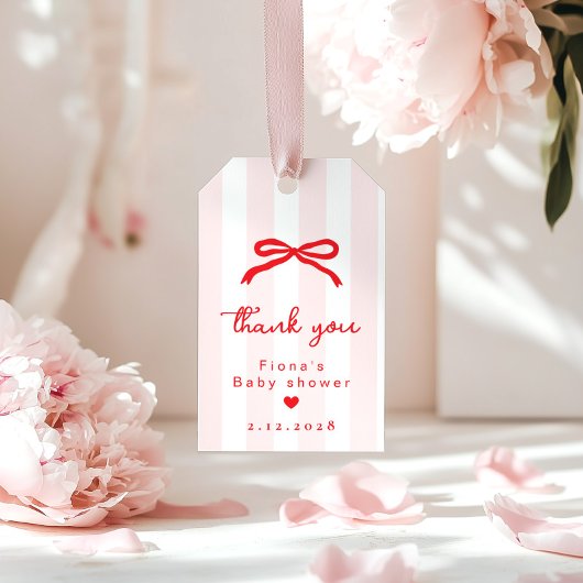Kleines Schatz Roter Bogen Valentinstag Danke Geschenkanhänger