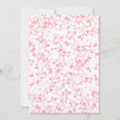 Kleines Schatz-Valentinstag-Baby-Party Einladung (Rückseite)