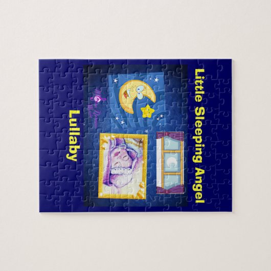 Kleines Schlafengel Foto Puzzle mit Geschenkboxen (Horizontal)