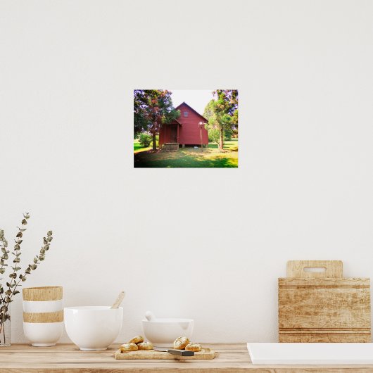 Kleines Schulhaus Poster (Küche)