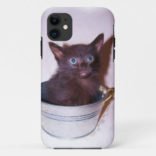 kleines schwarzes Kätzchen Case-Mate iPhone Hülle