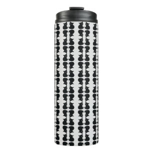 Kleines Schwarzes Kätzchen-Muster Thermosbecher