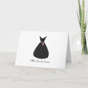 Kleines schwarzes Kleid Karte