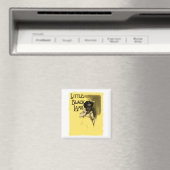 Kleines schwarzes Lamm Vintag Black Americana Magnet (In Situ (Geschirrspüler))