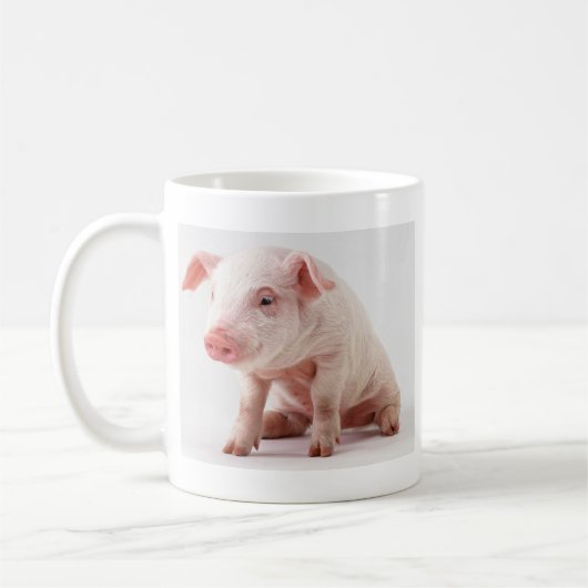 Kleines Schwein Kaffeetasse (Links)