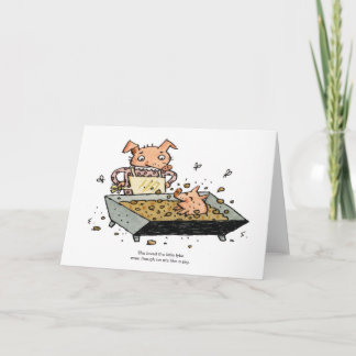 Kleines Schwein Karte