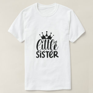 Kleines Schwesterchen Süßes Geschwister Passendes T-Shirt