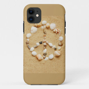 Kleines Seashell-Friedenszeichen Case-Mate iPhone Hülle