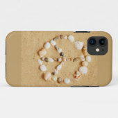 Kleines Seashell-Friedenszeichen Case-Mate iPhone Hülle (Rückseite (Horizontal))