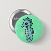 Kleines Seepferd Button (Vorne & Hinten)