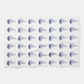 kleines Segelboot NAUTICAL KITCHEN Marine Geschirrtuch (Horizontal)