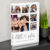 Kleines Sister-Skriptgeschenk für Schwester-Fotoco Fotoblock