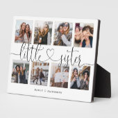 Kleines Sister-Skriptgeschenk für Schwester-Fotoco Fotoplatte (Seite)