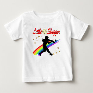 KLEINES SLUGGER GIRLS SOFTBALLDESIGN BABY T-SHIRT