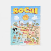 Kleines SoCal Fleecedecke (Vorderseite)