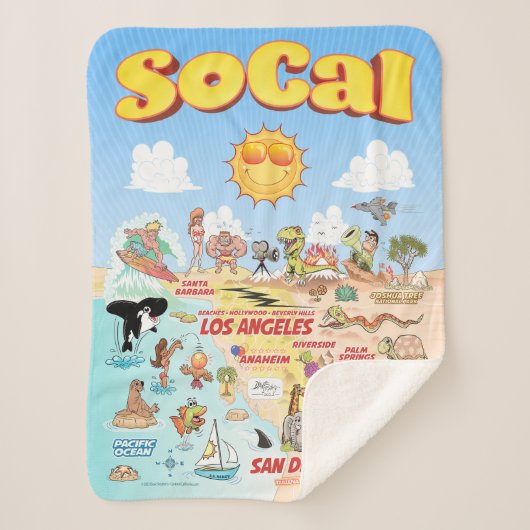 Kleines SoCal Sherpadecke (Vorderseite)