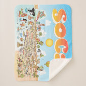 Kleines SoCal Sherpadecke (Vorderseite)