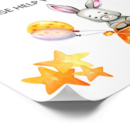 Kleines Sonnengetränk Poster (Ecke)