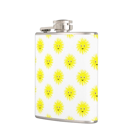 Kleines Sonnenscheinmuster Flachmann (Links)