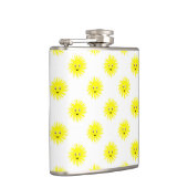 Kleines Sonnenscheinmuster Flachmann (Rechts)