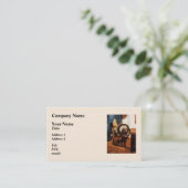 Kleines Spinnrad Visitenkarte (Stehend Vorderseite)