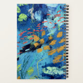 Kleines SpiralNotebook in Blackfish Design Notizblock (Rückseite)