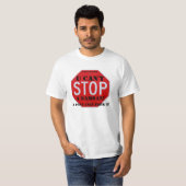 Kleines StopSign -, U nicht, kann ein Samoan! , T-Shirt (Vorne ganz)