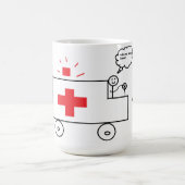 Kleines Stück flehen Krankenwagen an Kaffeetasse (Mittel)