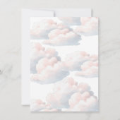 Kleines Stück Heaven Angel Twin Baby Dusche Einladung (Rückseite)