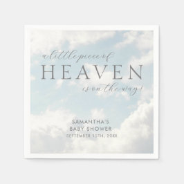 Kleines Stück Heaven Baby Dusche einfach Serviette